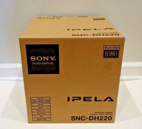 New Sony SNC-DH220 Ipela 1080p 3MP HD Network IP PoE Megapixel Dome Camera Digital Cameras Offers